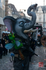 Cortege Basel 2012 - Tambourmajor - Elefant