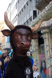 Cortege Basel 2012 - Tambourmajor - Stier