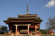 Japan 2012 - Kyoto - Kiyomizu-dera - Pagoda & Front building close-up