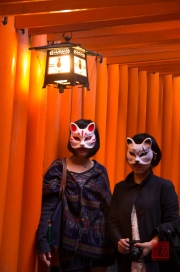 Japan 2012 - Kyoto - Fushimi Inari Taisha - Guests & Masks