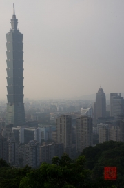 Taiwan 2012 - Taipei - Elephant Mountain - Taipeh 101 Left