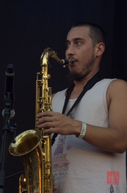 Das Fest 2013 - Karamelo Santo - Saxophone