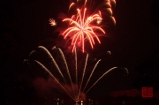 Volksfest Nuremberg 2013 - Fireworks - Red & Fountains