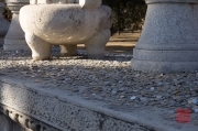 Ming tombs - Coins on Altar
