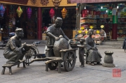 Xian 2013 - Moslem Quarter - Scene Sculpture