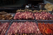 Xian 2013 - Moslem Quarter - Meat for Grill