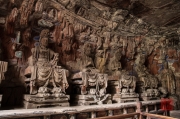 Baodingshan 2013 - Grotto of Complete Enlightenment - Bodhisattvas left side