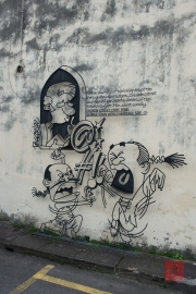 Malaysia 2013 - Georgetown - Wire-Art - Secret Society