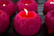 Malaysia 2013 - Georgetown - Wat Chaiya Mangkalaram - Lotus Candle
