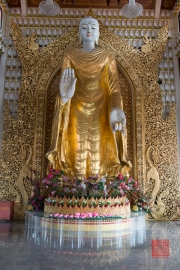 Malaysia 2013 - Georgetown - Burmese Buddhist Temple - Standing Buddha