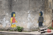 Malaysia 2013 - Georgetown - Street Art - Lego Man