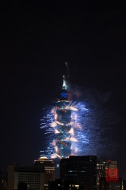Taipeh 101 - 2013 Fireworks - Blue II