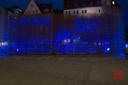 Blaue Nacht 2014 - Neues Museum - Metal construction