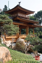 Hongkong 2014 - Nan Lian Garden - Wooden Bridge