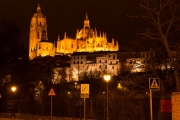 Segovia 2014 - Cathedral close-up by Night