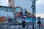 Granada 2015 - Graffiti - Man playing violin