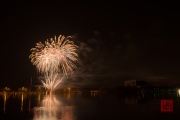 Nuremberg Spring Fair Fireworks 2015 - Gold & White