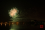 Nuremberg Spring Fair Fireworks 2015 - Gold & Green