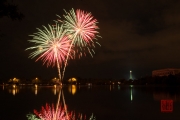 Volksfest 2015 - Opening Fireworks - Red & Green