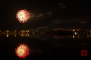 Volksfest 2015 - Final Fireworks - Red & Silver