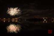 Volksfest 2015 - Final Fireworks - Silver & Green