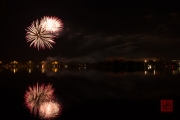 Volksfest 2015 - Final Fireworks - Silver & Red