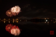 Volksfest 2015 - Final Fireworks - Silver & Orange