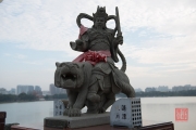 Taiwan 2015 - Kaohsiung - Sculpture - Warrior on Lion