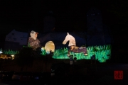 Blaue Nacht 2016 - Wahnheit - Human Horse, Kid in Costume, Egg
