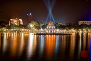Hanoi 2016 - Turtle Pagoda by night I